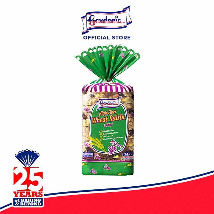 Gardenia High Fiber Wheat Raisin Loaf 400g Lazada PH