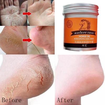 Horse Oil Hand Foot Moisturizing Cream Dry Crack Rough Dry Repair Skin P1H6