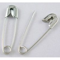 เข็มกลัดซ่อนปลายเหล็กสีเงิน ขนาด 22x5x2mm; Pin: 0.3mm จำนวน 1000 ตัว