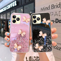 เคสโทรศัพท์ Realme C51 C53 การตกแต่งผีเสื้อเงา การออกแบบเลื่อม ปลอกอ่อน Realme C51 C53 ฝาครอบโทรศัพท์