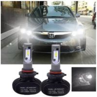 ไฟหน้ารถยนต์ LED 9006 6000k สีขาว สําหรับ Honda Civic (FD) 2005-2011 เสียบและเล่น