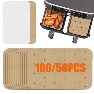 Air Fryer Baking Paper For Manga Grill Non-Stick Mat Air Fryer Disposable Paper Liner For Ninja Grill Paper Air Fryer Accessorie