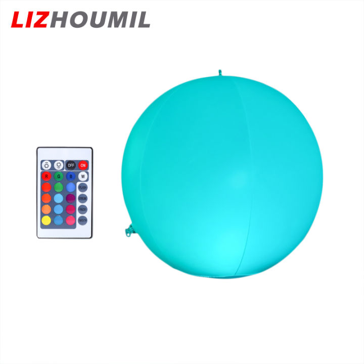 lizhoumil-ลูกบอลชายหาดของเล่นเรืองแสง-led-สูบลมขนาดใหญ่ลอยได้พร้อมไฟเปลี่ยนสีสำหรับปาร์ตี้ฤดูร้อนสระน้ำชายหาดปาร์ตี้