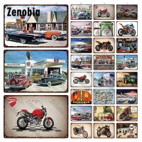 Motorcycles Metal Sign Vintage Cars Plaque Man Cave Bar Pub Decoration Metal Poster Wall Art Stickers Gas Station Garage Decor，Contact the seller, free customization