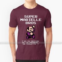 Super Marielle Bros V2 T - Shirt Men 3d Print Summer Top Round Neck Women T Shirts Gwenboul Punk Weird Strange Trange Figuration XS-6XL