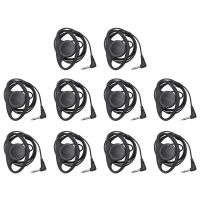 10X Mono Headphone Headphone Headset Earphone Dual Channel 3.5mm Jack for Laptop PC Skype VoIP ICQ