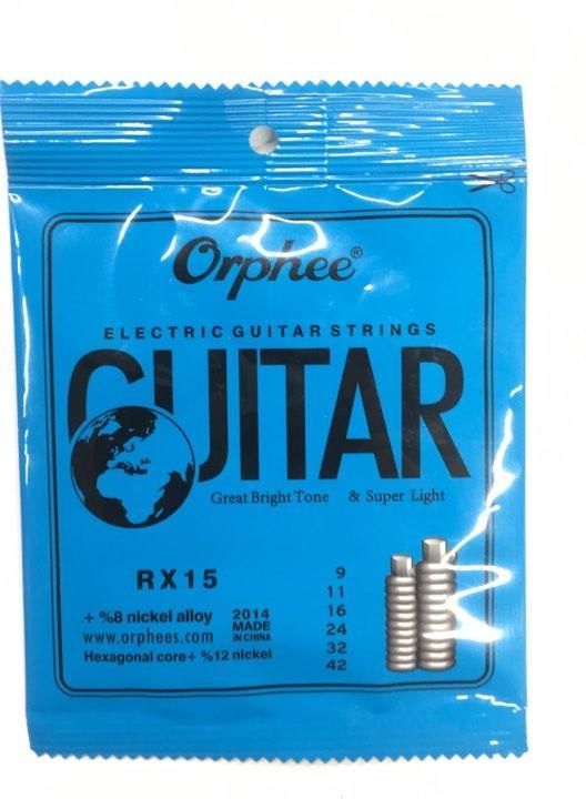 สายกีตาร์โปร่ง Orphee Acoustic Bright Tone Acoustic Extra light RX15 (.009-.042)