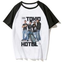 เสื้อยืดโรงแรม Tokio ลายการ์ตูนแนวสตรีทเสื้อยืดกราฟิกสำหรับเด็กผู้หญิงเสื้อสไตล์อานิเมะยุค2000