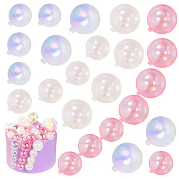 Buy Transparent Faux Balls for cake decoration