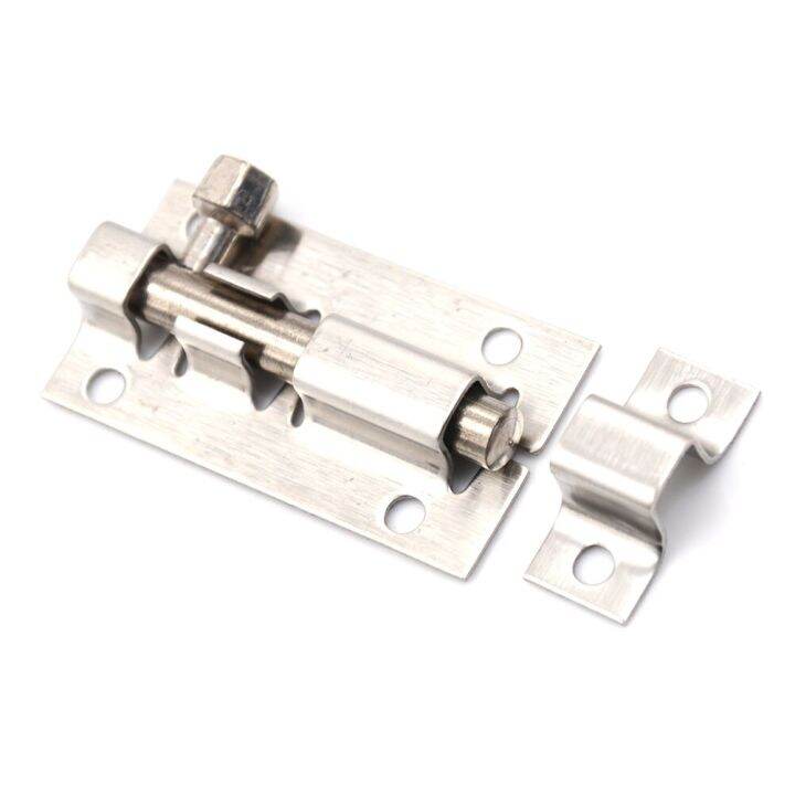 2pc-2-inch-long-silver-stainless-steel-door-latch-sliding-lock-barrel-bolt-latch-hasp-stapler-gate-safety-lock-door-hardware-locks-metal-film-resistan