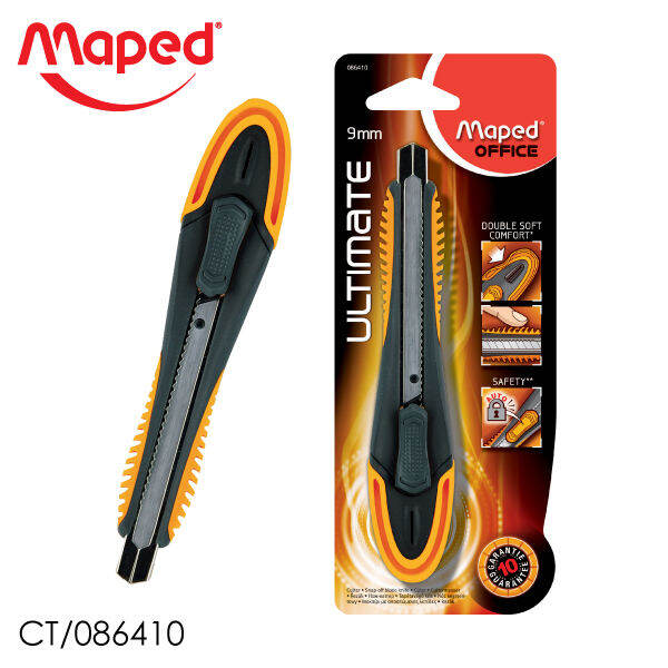 Maped (มาเพ็ด) คัดเตอร์ ULTIMATE เหล็ก 9 มม. รหัส CT/086410