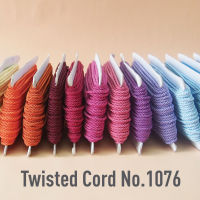 MOMOTARA No.1076 เชือก เชือก Cord เชือกเกลียว Twisted Cord ขนาด 0.3 CM ยาว 36 หลา ชุดที่ 2