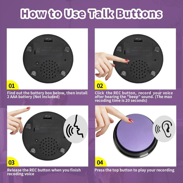 pet-training-pet-talk-button-เครื่องบันทึกเสียง-dog-toy-sounder-pet-communication-squeeze-box