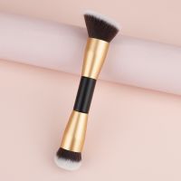 Single Professional Makeup Brush Double Head Wooden Handle Loose Powder Blush Brush Foundation Brush Shadow Brush Beauty Tool Makeup Brushes Sets