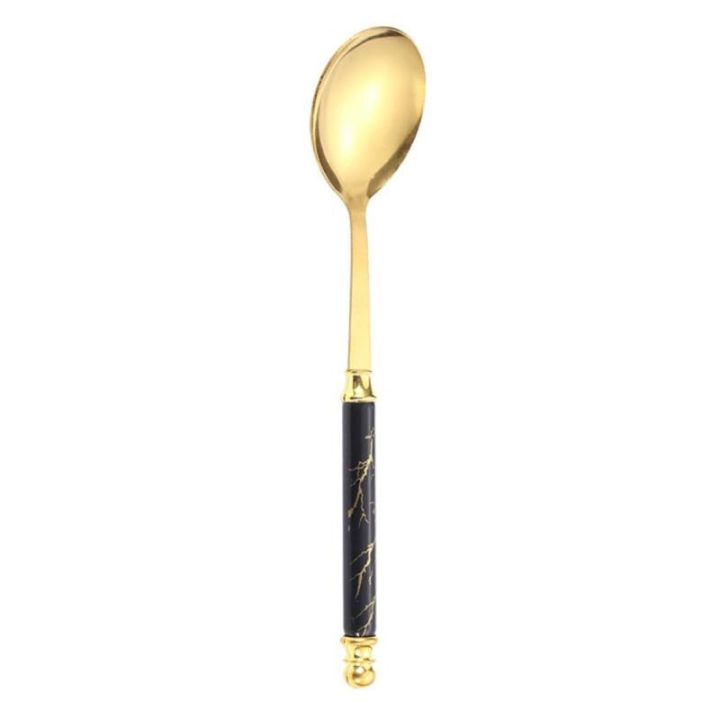 imitation-ceramic-spoon-creative-coffee-spoon-eco-friendly-mirror-polishing-ice-cream-spoon-wholesale-kitchen-accessories-nordic-serving-utensils