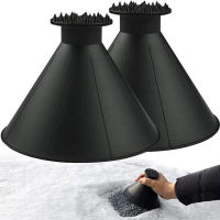 4 Pcs Car Accessories Snow Shovels Car Window Windshield Ice Scraper Oil Funnel Snow Remover Shovel Window Scrapers Cone Deicing