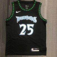 Top-quality Nba Basketball Mens Jersey Minnesota Timberwolves 25 Derrick Rose Jerseys Black