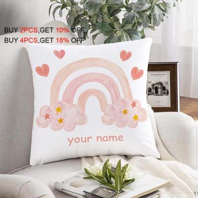 【CW】 Custom Made Cushion Cover Pillowcase Throw Customize Adult Children Personalized Name Birthday