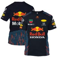 2023 Summer 3D Print F1 Team RB18 Team Mens Extreme Sports Formula One Fan Fashion T-shirt Womens Bull Racing XS-6XL