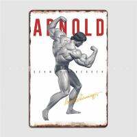 ห้องครัวสโมสรโปสเตอร์เมทัลมีคราบ Arnold Schwarzenegger ออกแบบเครื่องตกแต่งฝาผนังโปสเตอร์ดีบุก0718