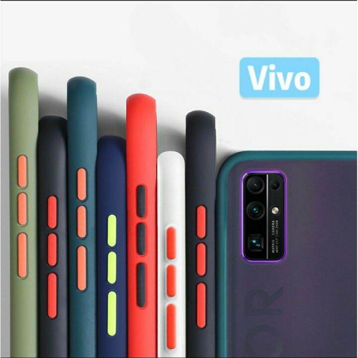 เคสขอบสีหลังขุ่น-vivo-y31