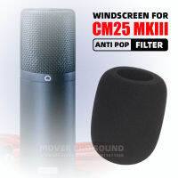 สำหรับ SCARLETT Studio CM25ซม. 25 MKIII 3rd 3 Gen ที่สามไมโครโฟนกระจก Anti Pop Filter ฟองน้ำ Mic หน้าจอกระจก