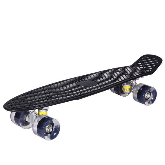 Ván trượt skateboard bánh xe có đèn led trục kim loại cao cấp cho bé kích - ảnh sản phẩm 3