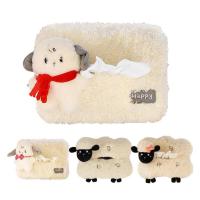 Cute Tissue Paper Box Soft Plush Goat Tissue Cover Napkin Holder Decorative Napkin Holder Paper Holder Boxes Car Accessories for Bathroom forceful