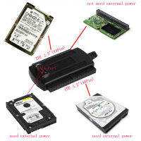 อะแดปเตอร์ USB สำหรับ sataide 3.5 "; (40-Pin) ide 2.5"; (44-Pin) รองรับตัวแปลง HDD ฮาร์ดไดรฟ์