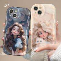 MIRROR CASE เคสขอบหยักลายเจ้าหญิงมาใหม่iPhone7P i7 6P 11 12 12promax iPhone13 13promax iPhone14 14promax oppo A17 A15/A15S A98 5G A57 4G A16 Reno8t Reno7z/8z Realme C55 Vivo y12/y15/y17 y20/y12s y21 V27 5G