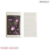 ?[ low price sale ] 50ชิ้น เซ็ต Korea Card Sleeves CLEAR Acid ฟรี3นิ้ว photocard โฮโลแกรม Protector Film Album Binder