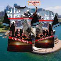 Australian new name 3D T-shirt Cosmos aboriginal Australian kangaroo country tribe retro summer street T-shirt