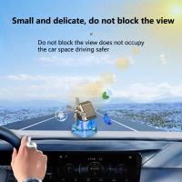 【DT】  hotCar Air Freshener Perfume Solar Energy Windmill Car Propeller Aromatherapy Diffuser Air Purifier  Vent Clip on Car perfume