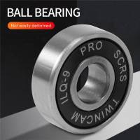 20Pcs 608 2RS Ball Bearings  ILQ-9 High-Speed Bearings for Skateboards  Inline Skates  Scooters  Roller Blade Black Training Equipment