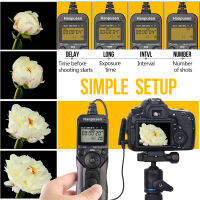 Camera Time Lapse Intervalometer LCD Timer Remote Shutter Release สำหรับกล้อง Canon Nikon Fujifilm Olympus Pentax