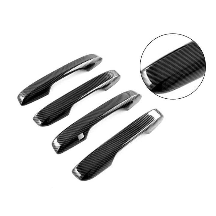 4Pcs For Honda Civic 11th Gen 2022 2023 Side Door Handle Cover Carbon ...