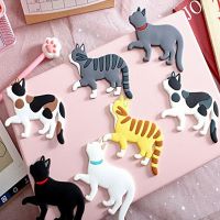 1pcs Magnetic Cartoon Cat Refrigerator Sticker Fridge Magnet Hanging Hook Tail Fridge Magnet Hook Door Home Kitchen Decorations