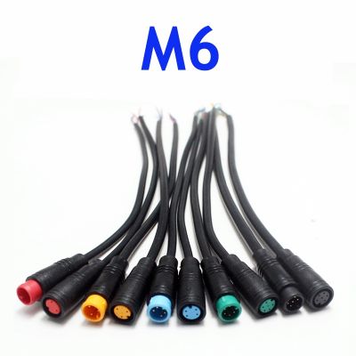 Waterproof Connector Ebike Ebike Cable 6 Pin Waterproof - 2pcs M6 Cable Connector - Aliexpress