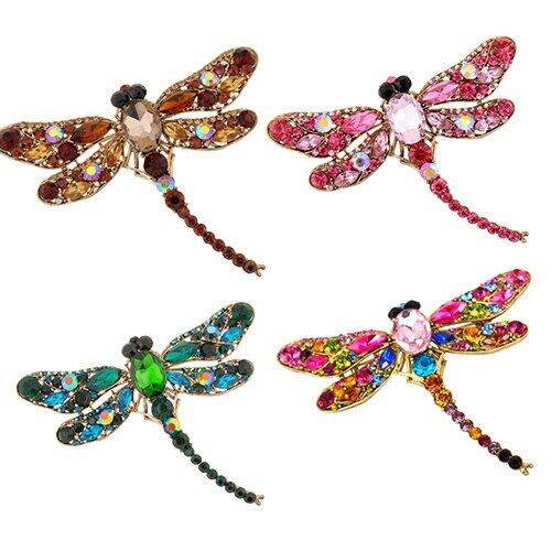 womens-fashion-dragonfly-crystal-brooch-lovely-rhinestone-scarf-pin-jewelry-headbands