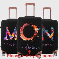 Personalized Luggage Case Suitcase Cover Thick Elastic Travel Luggage Protective Cover for 18 - 32 Baggage Detachable Dust Bags