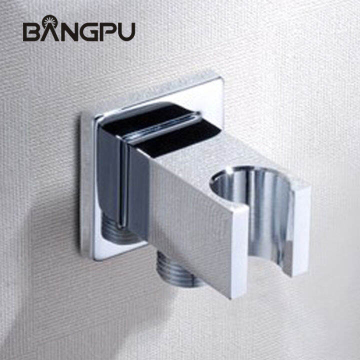 bangpu-ติดผนังโครเมี่ยมหัวฝักบัวผู้ถือทองเหลืองมือถือสเปรย์อาบน้ำยึดห้องน้ำห้องอาบน้ำฝักบัวอุปกรณ์เสริมเปลี่ยน