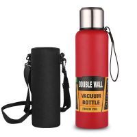 Double-Wall Insulated Water Bottle w 2 Lids - 304 Stainless Steel Water Bottle Wide Mouth Best Gift for Christmas