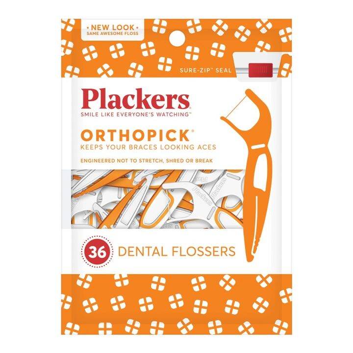 braces [READY STOCK] 36pcs Braces Floss / Platypus Flosser / Orthopick