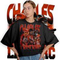 ลิมิเต็ด อิดิชั่น Charles Leclerc Vintage T-shirt, Charles Leclerc Graphic Unisex T-shirt, Vintage 90s Fans Tribute T-shirt, ของขวัญ