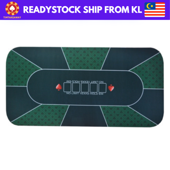 180cm x 90cm Poker Table Mat Casino High Quality Texas Holdem Table