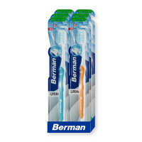 BerMan เบอร์แมน แปรงสีฟัน รุ่น สุพรีมา ซอฟท์ แพ็ค 6 ด้าม