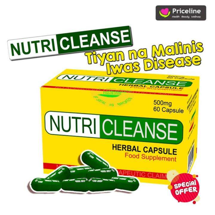 Nutricleanse Herbal Capsule Box of 60's | Lazada PH