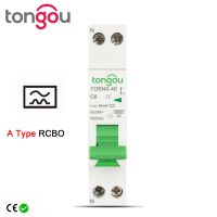 Type A RCBO 6KA 18mm 6A 10A 20A 25A 32A 40A 30mA 1P+N Residual Current Circuit Breaker with Over Current and Leakage Protection Electrical Circuitry P