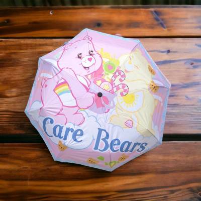 ร่ม Auto ลายการ์ตูน Care bear ออโต้ทั้งเปิด-ปิด สามารถกัน UV ได้ ก้านแข็งแรงมาก