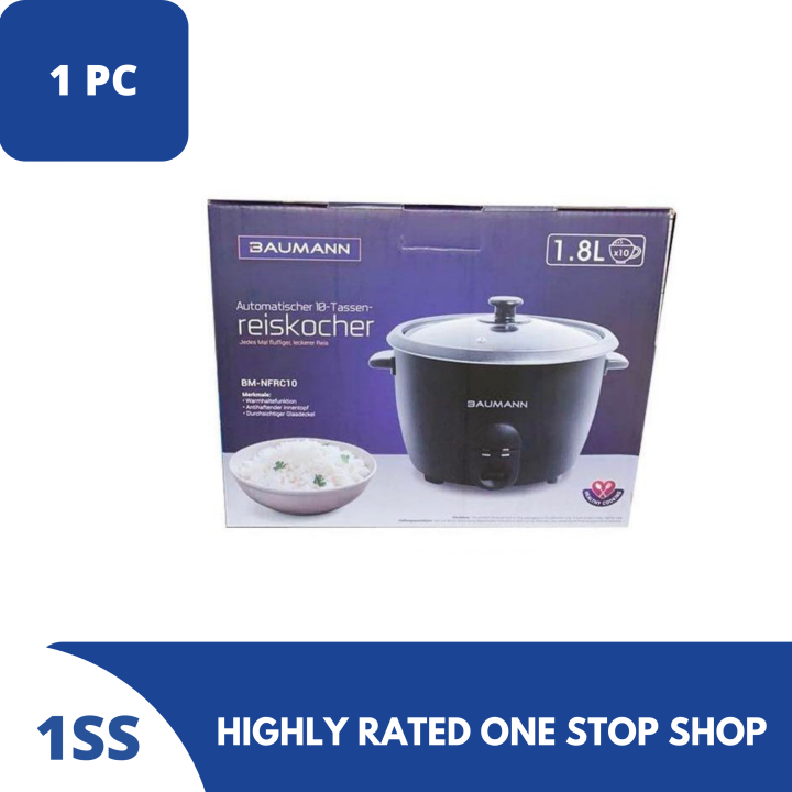 Baumann Rice Cooker 10 cups Lazada PH